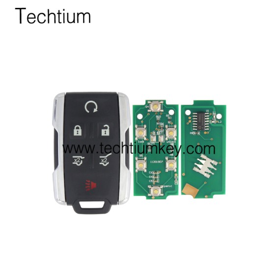 315Mhz FCC:M3N32337100 4+1 button remote key for Cadillac Chevrolet GMC